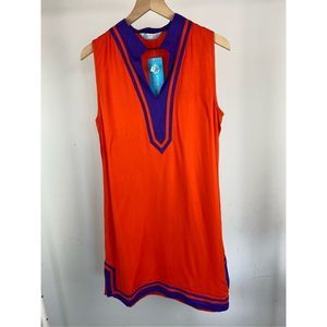 * Escapada Living Women’s Size Medium Orange/Purple Sheath Sleeveless Dress NWT
